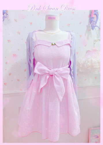 Pink Swan Dress